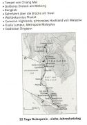 Route Singabur - Malaysia - Thailand